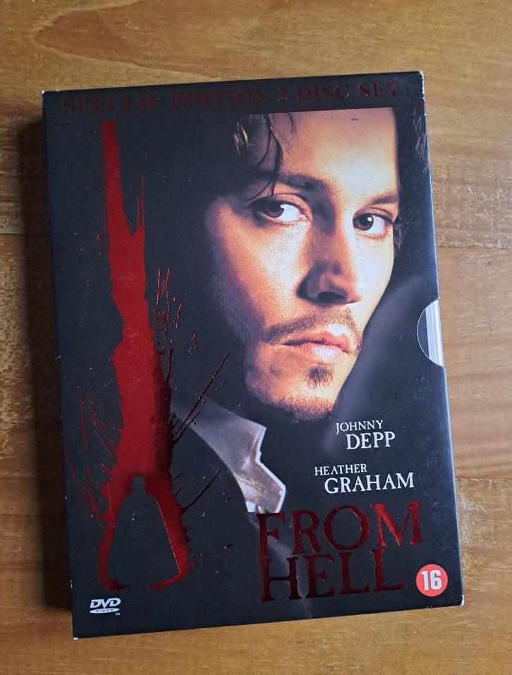 From Hell - Johnny Depp, Cd's en Dvd's, Dvd's | Thrillers en Misdaad, Gebruikt, Ophalen of Verzenden