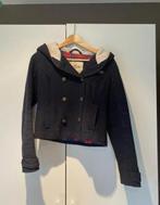 Winterjas Hollister, Blauw, Ophalen of Verzenden, Maat 34 (XS) of kleiner, Gedragen