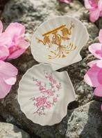 set van 2 vintage porseleinen borden, Frankrijk, Antiek en Kunst, Antiek | Servies los, Ophalen of Verzenden