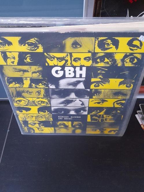 lp - gbh - midnight madness and beyond - bak 11, Cd's en Dvd's, Vinyl | Hardrock en Metal, Gebruikt, Ophalen of Verzenden