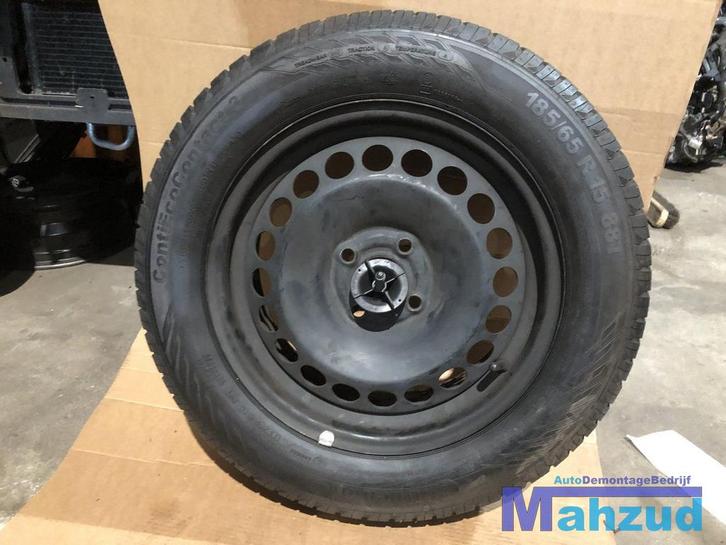 OPEL CORSA D ASTRA H Thuiskomer reservewiel 15 inch 4x100, Auto-onderdelen, Banden en Velgen, Banden en Velgen, Gebruikt, Ophalen of Verzenden