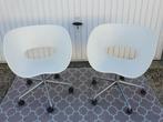 2 Tom Vac Vitra bureaustoelen, Ophalen, Gebruikt, Wit, Bureaustoel
