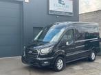 FORD TRANSIT AUTOMAAT BJ2020 EURO6D CAMERA NAVIGATIE FULL, Cuir, Entreprise, Carnet d'entretien, Noir