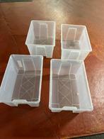 Lot 4 boîtes de rangements IKEA Samla, Enlèvement, Comme neuf, Boîte