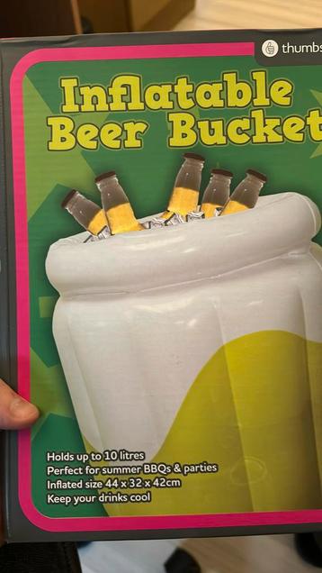 1 inflatable beer bucket