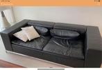 Desede DS7 zwarte leren bank, Huis en Inrichting, Ophalen, Zo goed als nieuw, Leer, Modern/klassiek