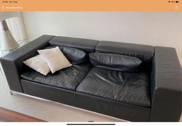 Desede DS7 zwarte leren bank beschikbaar voor biedingen