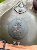 Franse adrian helm genie model 1926, Verzamelen, Militaria | Tweede Wereldoorlog, Ophalen of Verzenden, Helm of Baret, Landmacht