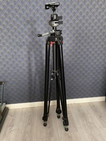 Trépied Manfrotto 058B avec tête rotule 168, Avec rotule, 175 cm ou plus, Enlèvement, Utilisé