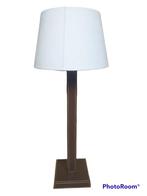 lampe de table Housse en cuir de luxe 50cm, Comme neuf, Enlèvement ou Envoi, 50 à 75 cm, Tissus
