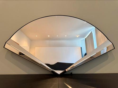 Deknudt Mirrors waaierspiegel zwart, Huis en Inrichting, Woonaccessoires | Spiegels, Zo goed als nieuw, Ophalen of Verzenden