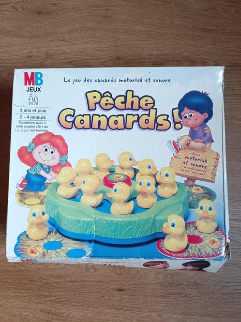 jeu de société - pêche aux canards, Hobby en Vrije tijd, Gezelschapsspellen | Bordspellen, Zo goed als nieuw, Drie of vier spelers