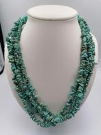 collier turquoise naturel 4 couches, Avec pierre précieuse, Argent, Envoi, Neuf