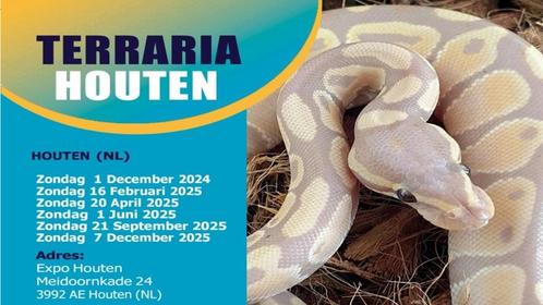 Terraria&Exoknaag Houten 01-06-2025 Nederlands grootste, Dieren en Toebehoren, Reptielen en Amfibieën