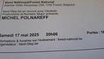 Concertticket Polnareff 17 mei 25, Mei