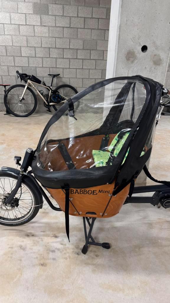 Babboe bakfiets mountain city, Fietsen en Brommers, Fietsen | Bakfietsen, Gebruikt, Overige merken, Elektrisch, Ophalen