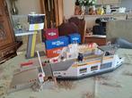 Playmobil kofferbak 5127 containers met torenbesturing..., Ophalen of Verzenden, Zo goed als nieuw
