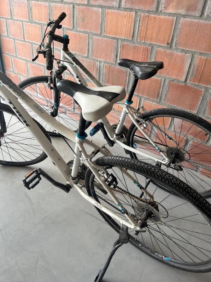 2 Trek mountainbikes in het kleur wit, Fietsen en Brommers, Fietsen | Mountainbikes en ATB, Zo goed als nieuw, Trek, Ophalen