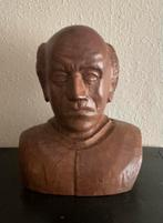 Houten buste Guido Gezelle, Antiek en Kunst, Ophalen of Verzenden
