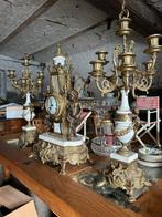 Oude schouwgarnituur !, Antiquités & Art, Antiquités | Horloges, Enlèvement