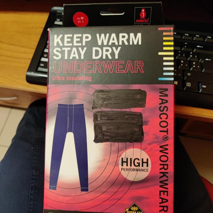 Thermische lange onderbroek Mascot M, Kleding | Heren, Ondergoed, Overige typen, Blauw, Ophalen