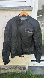 Veste Moto Homme cuir noir RICHA taille 48, Ophalen, Heren, Jas | leer, RICHA