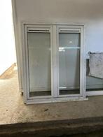 PVC Raam wit, Ophalen, Gevelraam of Ruit, Gebruikt, 160 cm of meer