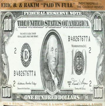 Eric B. & Rakim ‎– Paid In Full (Mini Madness '7 = Nouveau, Enlèvement ou Envoi, Single, Comme neuf, Hip-hop et Rap