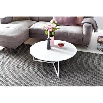 Rond wit salontafel. beschikbaar voor biedingen