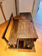 Houten dubbele lessenaar, Huis en Inrichting, Bureaus, Ophalen, Gebruikt, Bureau