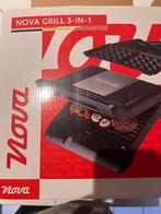 Nova grill 3 in 1 NIEUW, Elektronische apparatuur, Grillplaten, Ophalen, Nieuw, Tafelgrill