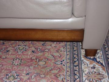 LEDEREN zetel, 75 à 100 cm, KLASSIEK, Cuir, Enlèvement