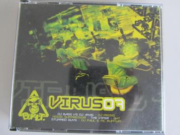 2 CD D.H.T. « VIRUS 07 » (42 titres Hardcore)