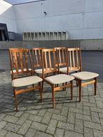 6 Deense teakhouten stoelen - Schionning & Elgaard- 1960, Antiek en Kunst, Ophalen
