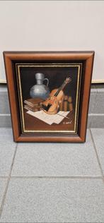 Origineel Olieverfschilderij Frank Lean – Klassiek Stilleven, Enlèvement