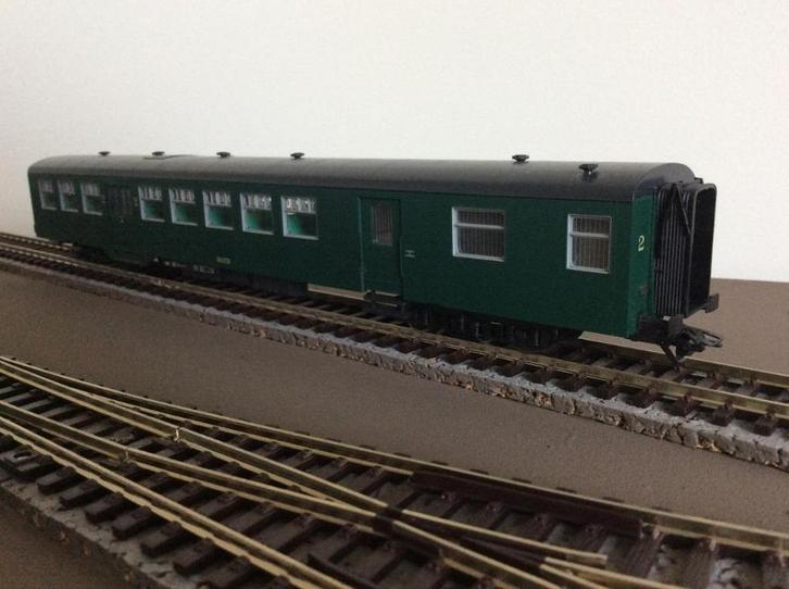 Marklin (ref. 43530 NMBS) Rijtuigen M2 ép. III, Hobby en Vrije tijd, Modeltreinen | H0, Zo goed als nieuw, Wagon, Gelijkstroom