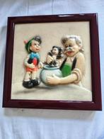 Pinocchio rare cadre 1950  faïence et bakélite Disney Italy, Collections, Comme neuf, Enlèvement ou Envoi