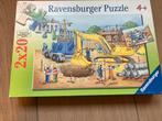 Puzzel Ravensburger bouwplaats - 2X 20 stukken, Kinderen en Baby's, Ophalen, 10 tot 50 stukjes, Gebruikt, 4 tot 6 jaar