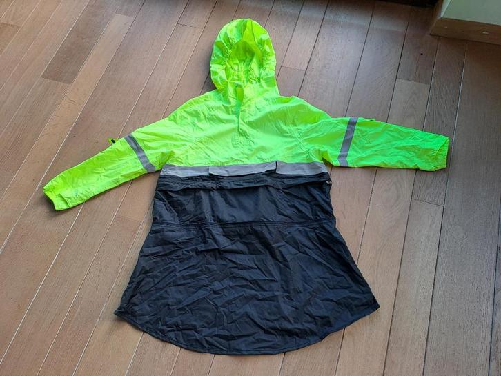 Poncho fluo 7 - 9 jaar Btwin, Fietsen en Brommers, Fietsaccessoires | Fietskleding, Zo goed als nieuw, Kinderen, Bovenkleding