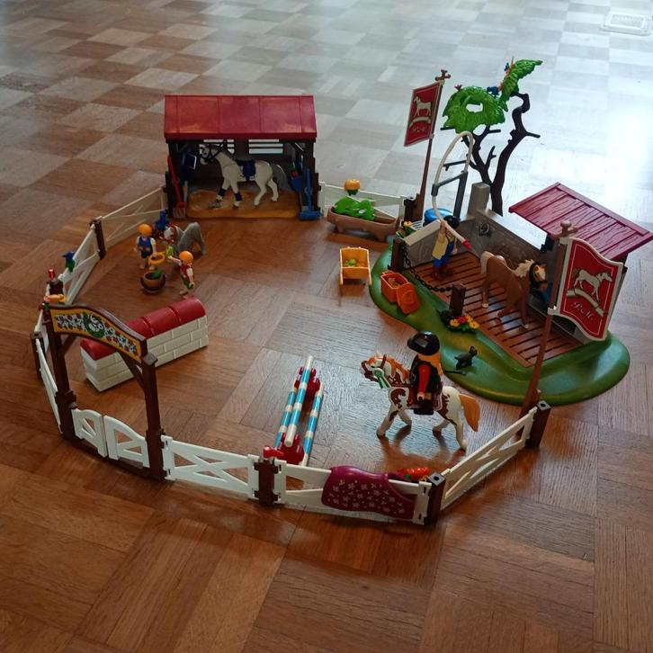 Boerderij met paardenwasplaats, Kinderen en Baby's, Speelgoed | Playmobil, Zo goed als nieuw, Complete set, Ophalen