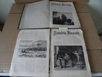 Katholieke Illustratie 1880-1881 en 1889-1890 Jaargang 14+23 beschikbaar voor biedingen