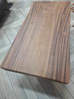 Suar houten salontafel 120 cm lang, 60 cm breed en 8 cm dik, Maison & Meubles, Tables | Tables de salon, Rustiek, modern, Moins de 50 cm