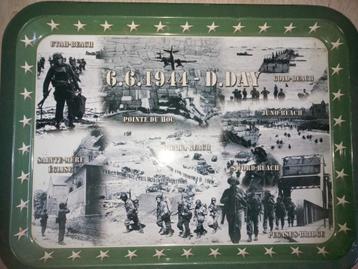 Plat en métal commémoratif D-Day 1944, Enlèvement ou Envoi