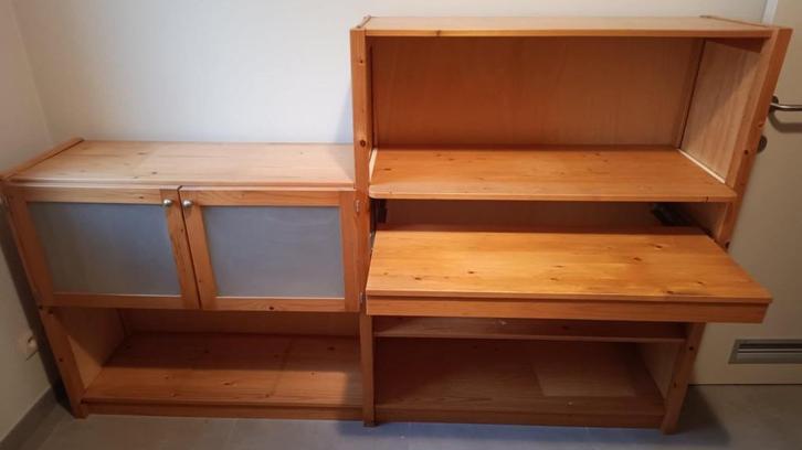 Lundia meubels moduleerbaar, Maison & Meubles, Bureaux, Utilisé, Bureau, Enlèvement