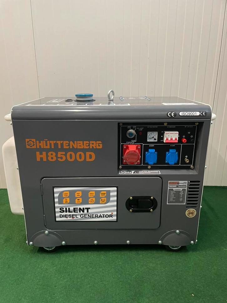 Nieuwe Huttenberg 8KW dieselaggregaat, Doe-het-zelf en Bouw, Gereedschap | Overige machines, Nieuw, Ophalen