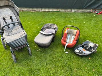 Complete set kinderwagen en autostoel Cybex Priam Platinum beschikbaar voor biedingen