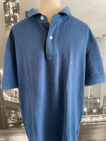blauwe polo Tommy Hilfiger XL beschikbaar voor biedingen