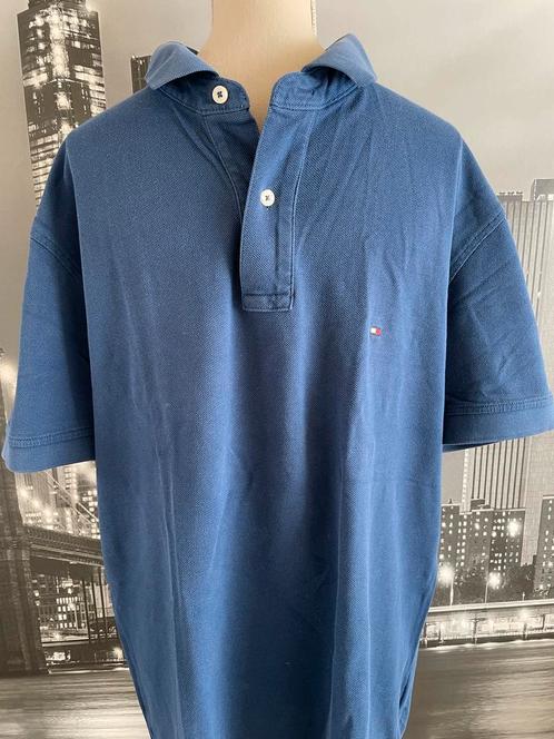 blauwe polo Tommy Hilfiger XL, Kleding | Heren, Polo's, Gedragen, Maat 56/58 (XL), Blauw, Verzenden