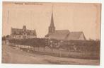 Seloignes Eglise et Hotel de Ville, Affranchie, Hainaut, 1920 à 1940, Envoi