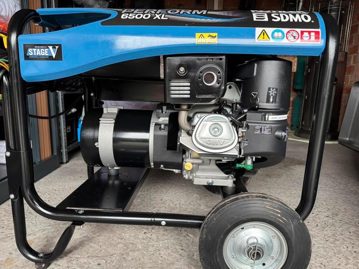 Stroomgroep 6,5Kva, Doe-het-zelf en Bouw, Aggregaten, Zo goed als nieuw, Ophalen